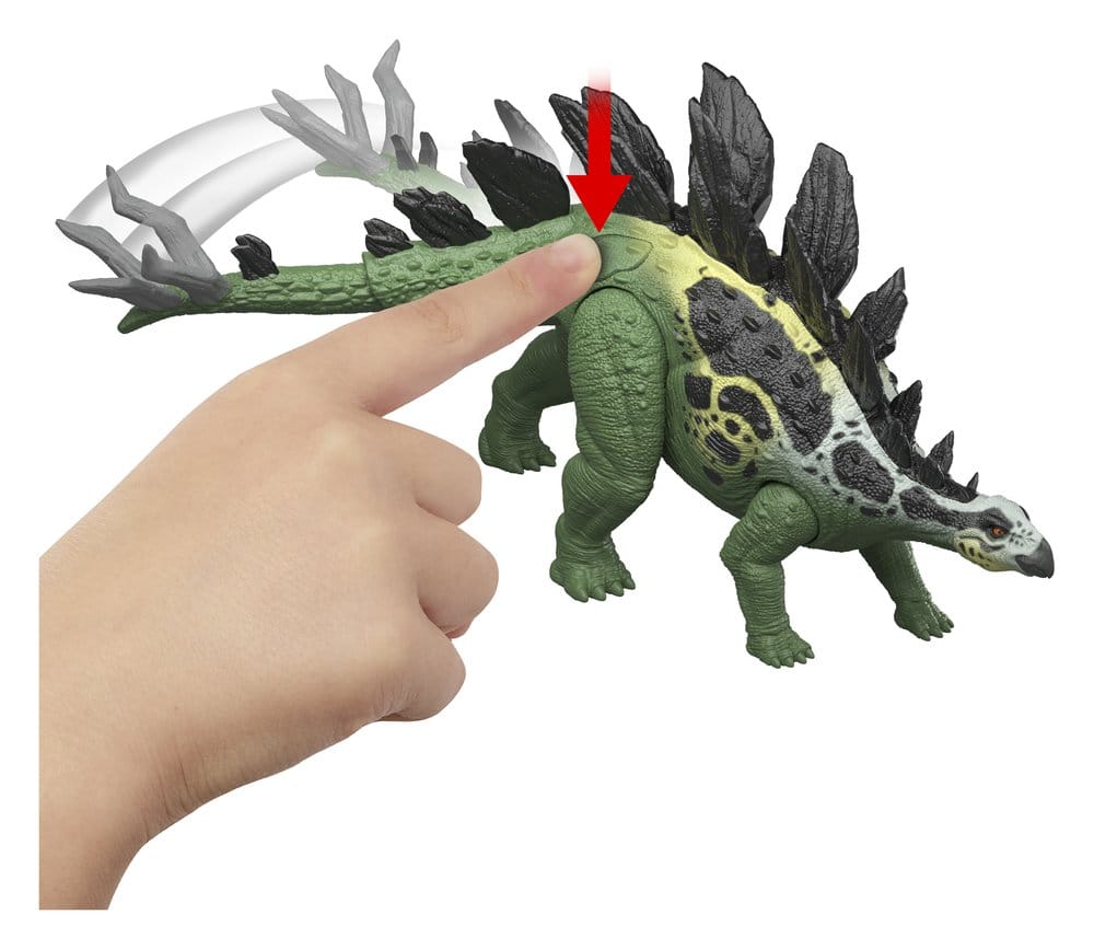 Mattel Jurassic World Survival Stegosaurus Gigantic Thrashers Actionfigur