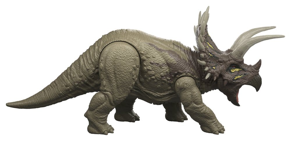 Mattel Jurassic World Survival Wild Roar Triceratops Actionfigur