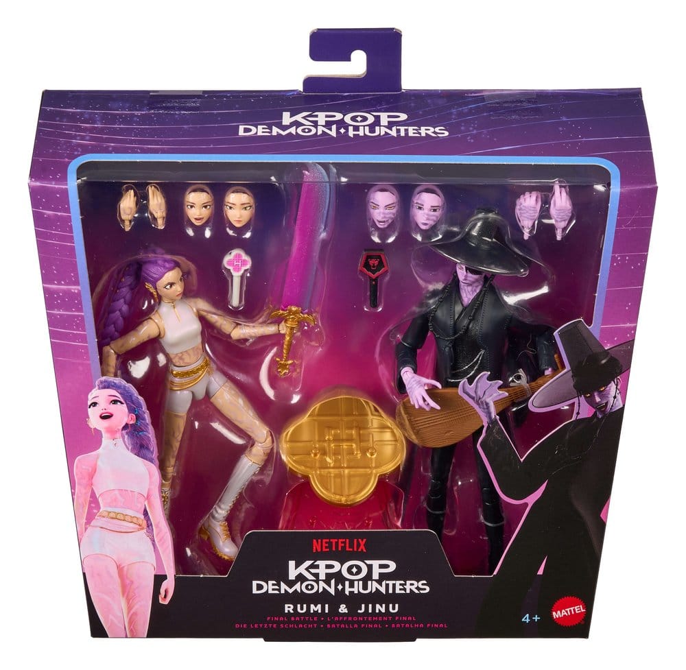Mattel KPop Demon Hunters Rumi & Jinu (Final Battle) 2er-Pack Actionfiguren