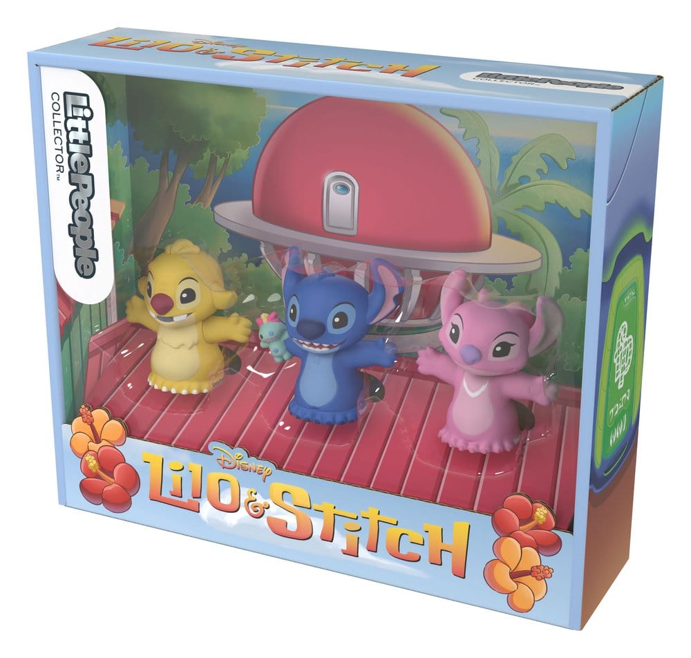 Mattel Lilo & Stitch Stitch & The Cousins Little People Collector 3er-Pack Minifiguren