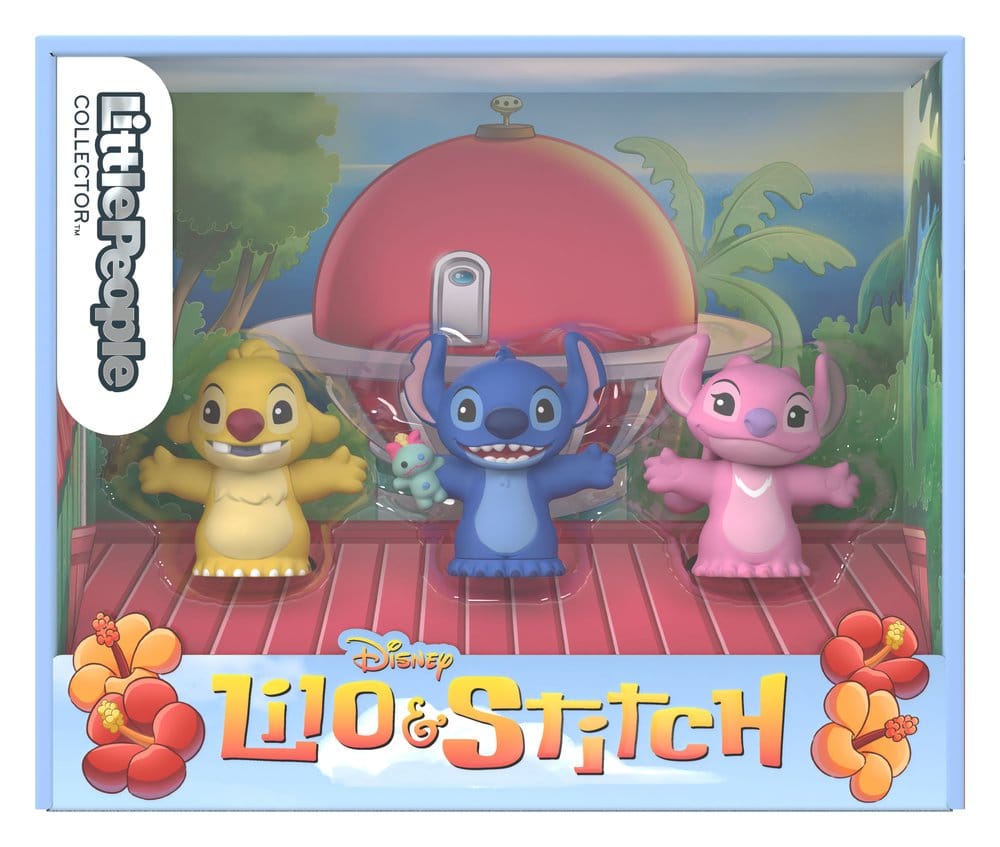 Mattel Lilo & Stitch Stitch & The Cousins Little People Collector 3er-Pack Minifiguren