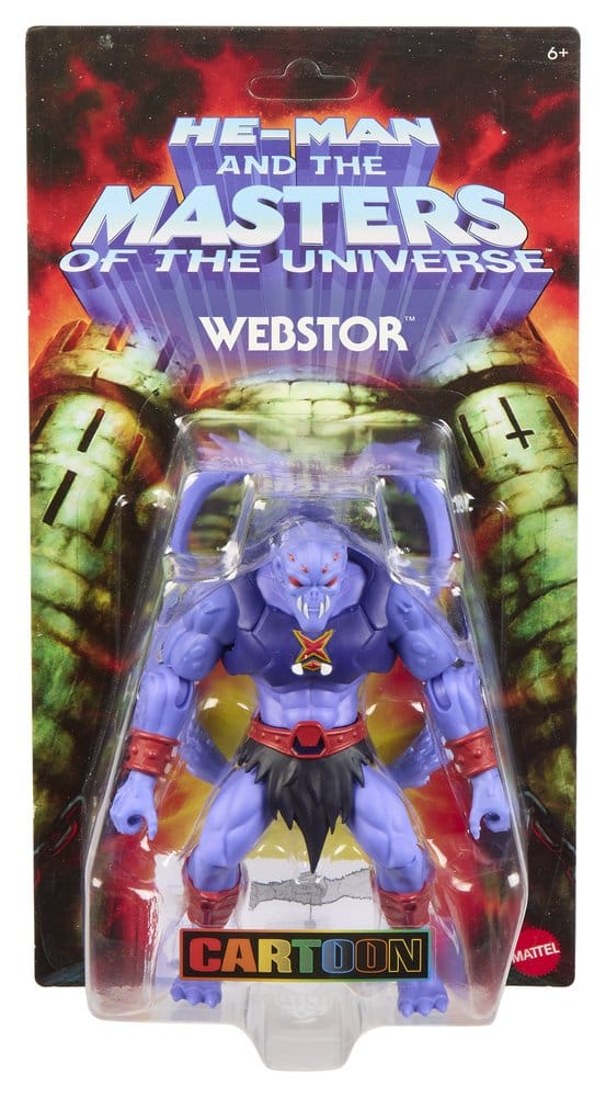 Mattel Masters of the Universe Cartoon Collection Webstor Origins Actionfigur