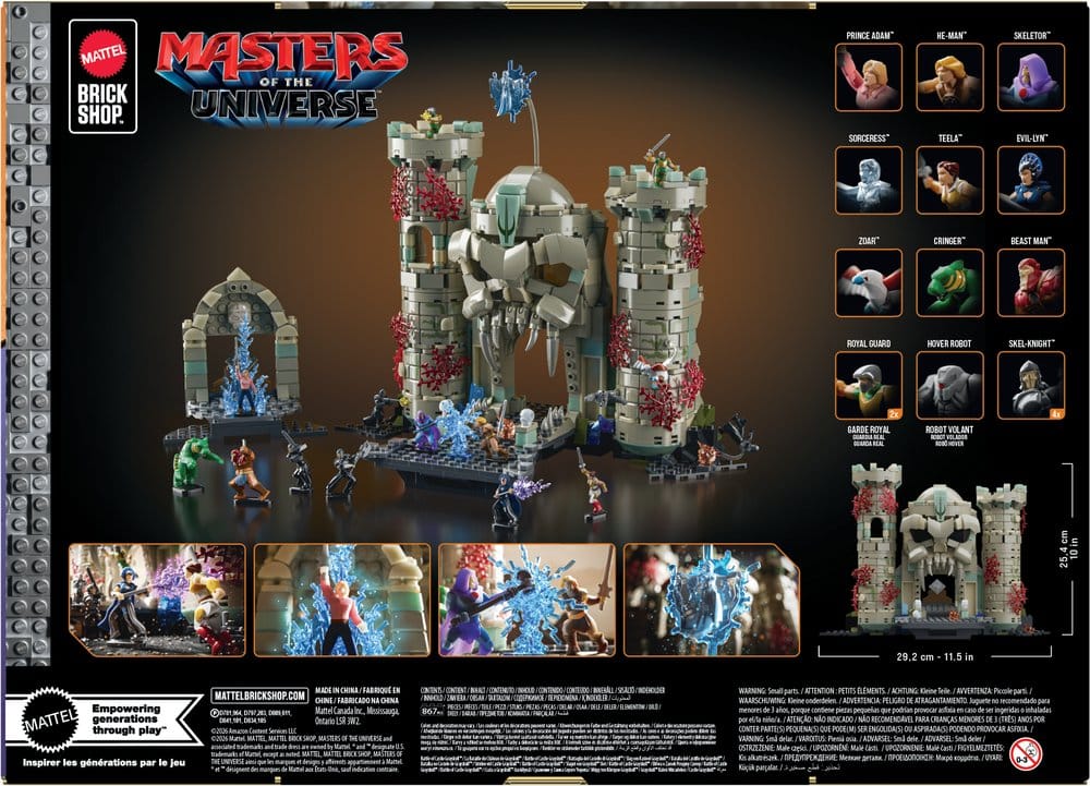 Mattel Masters of the Universe Castle Grayskull Mattel Brick Shop Bauset
