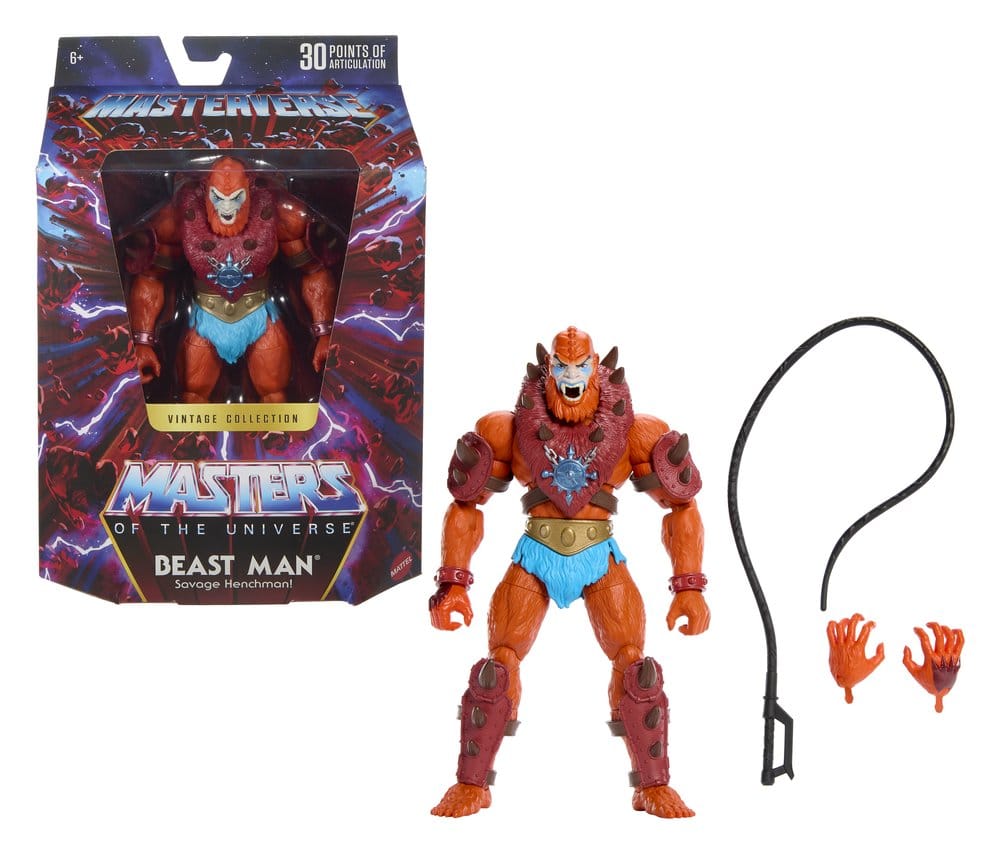 Mattel Masters of the Universe Masterverse Beast Man Vintage Collection Actionfigur