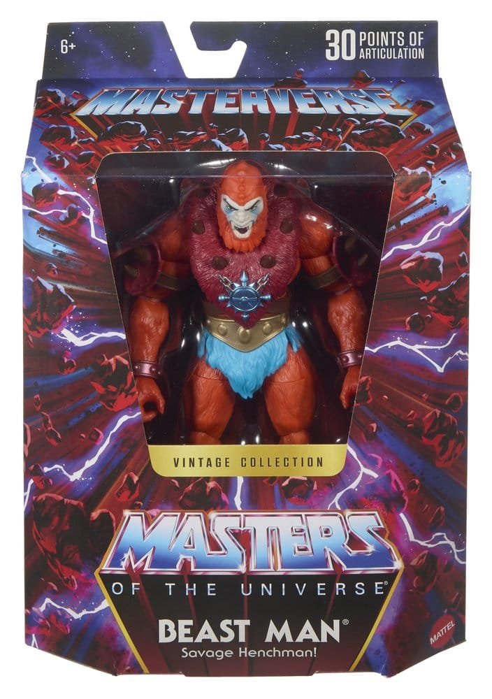 Mattel Masters of the Universe Masterverse Beast Man Vintage Collection Actionfigur
