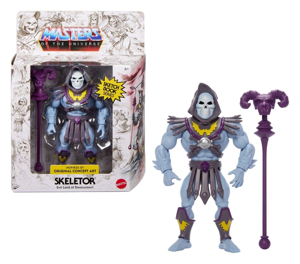 Mattel Masters Of The Universe Origins Skeletor Sketchbook Actionfigur