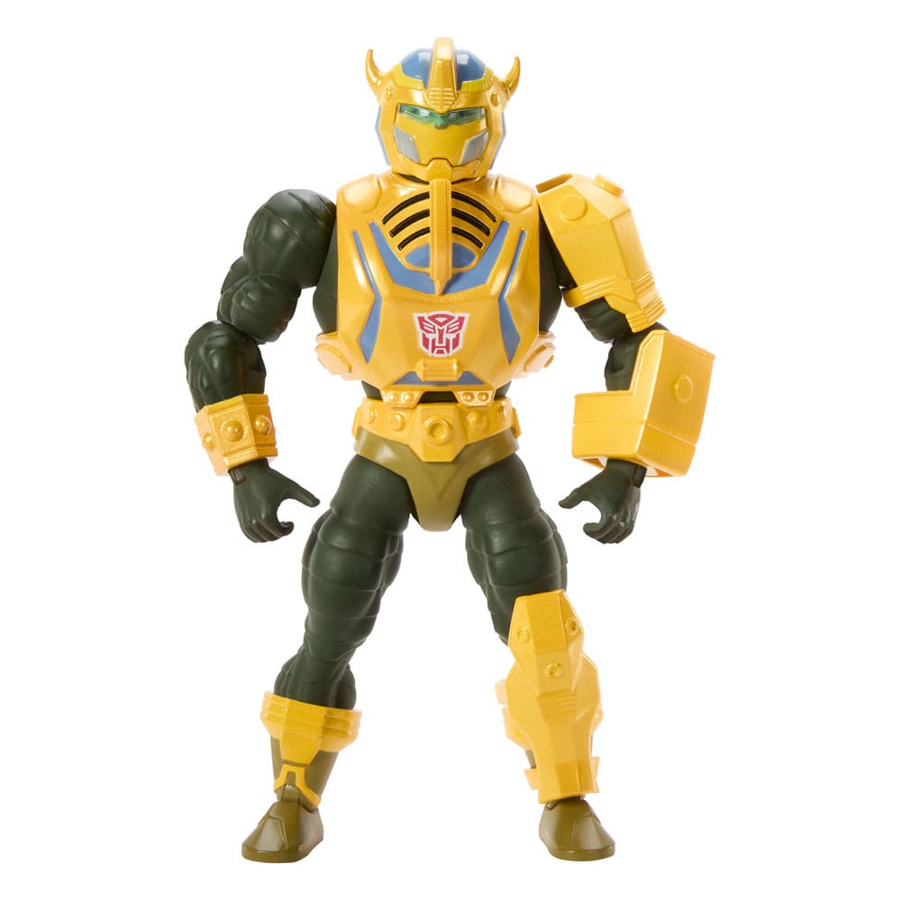 Mattel Masters of the Universe x Transformers Man-At-Arms Bumblebee Armor European Exclusive Heo Actionfigur