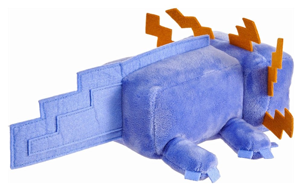 Mattel Minecraft Blaues Axolotl Plüschfigur
