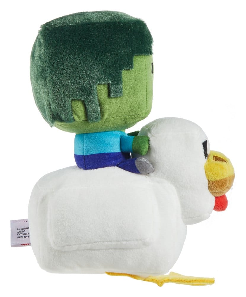 Mattel Minecraft Chicken Jockey Deluxe Plüschfigur