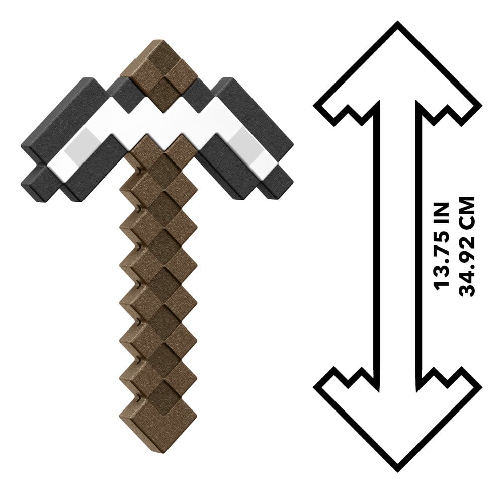 Mattel Minecraft Iron Pickaxe Roleplay-Replik