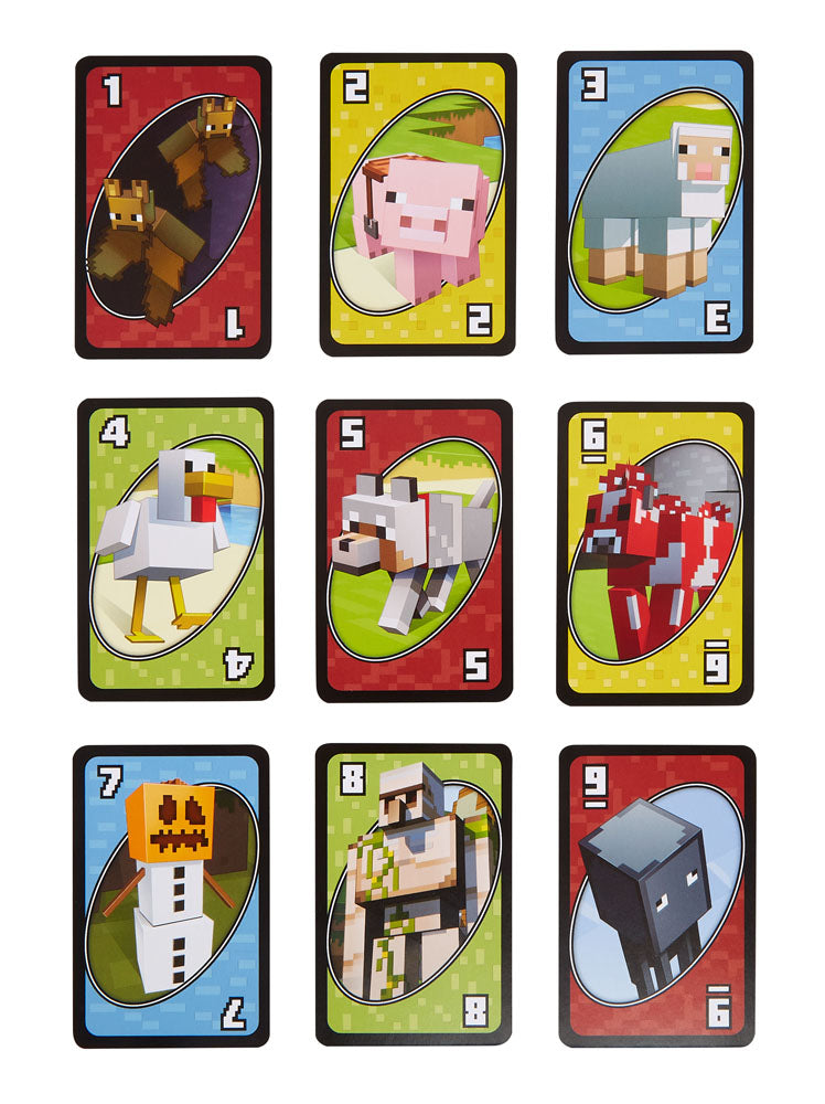 Mattel Minecraft UNO Kartenspiel