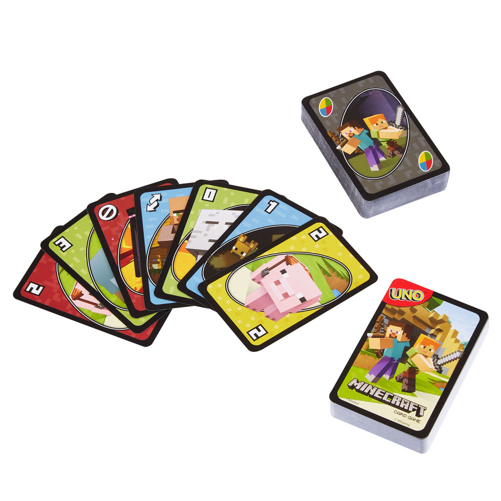 Mattel Minecraft UNO Kartenspiel
