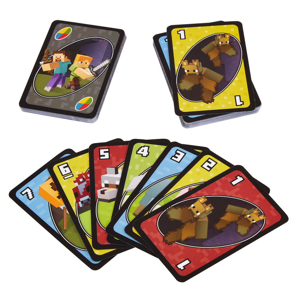 Mattel Minecraft UNO Kartenspiel