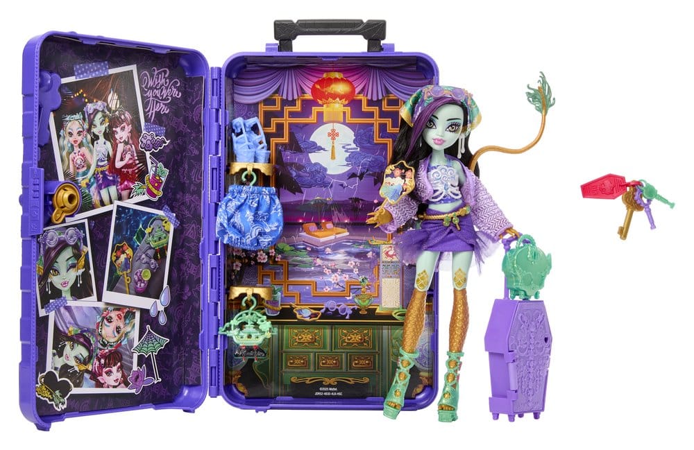 Mattel Monster High Skulltimate Secrets Jinafire Long Destination Gore-geous Oasis Puppe