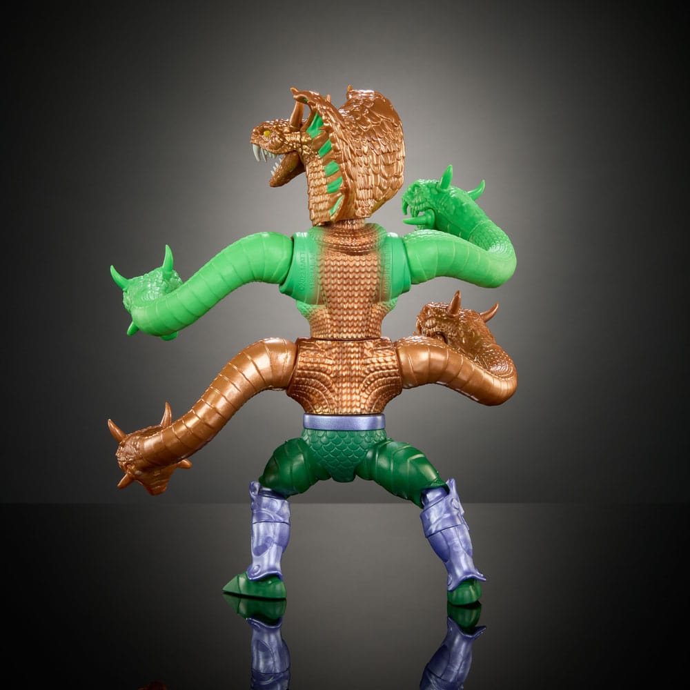 Mattel MOTU x TMNT Turtles of Grayskull King Hiss Deluxe Actionfigur