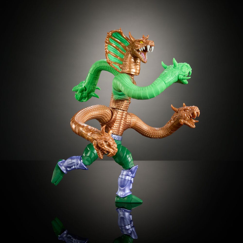 Mattel MOTU x TMNT Turtles of Grayskull King Hiss Deluxe Actionfigur