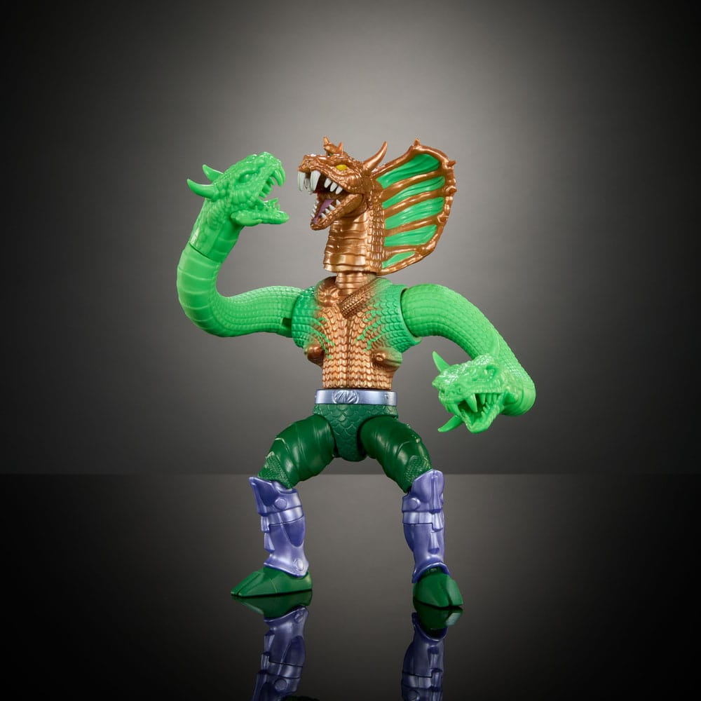 Mattel MOTU x TMNT Turtles of Grayskull King Hiss Deluxe Actionfigur