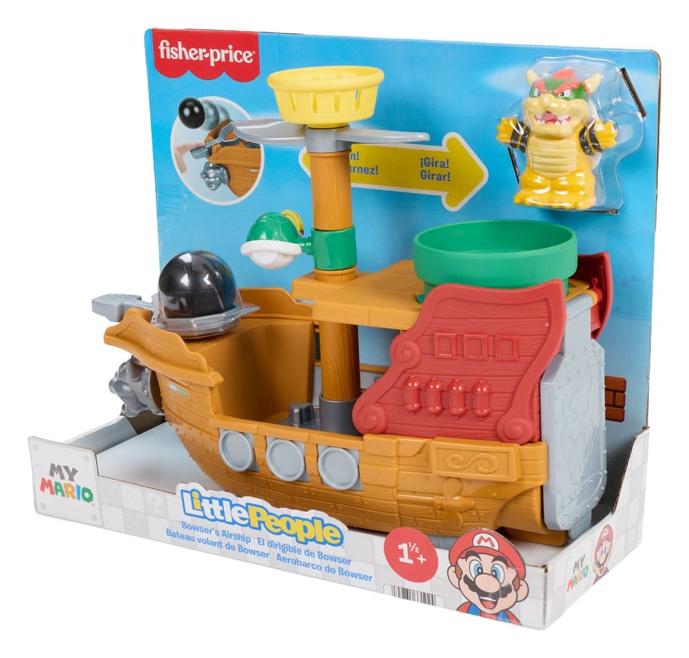Mattel My Mario Little People Bowsers Luftschiff Spielset