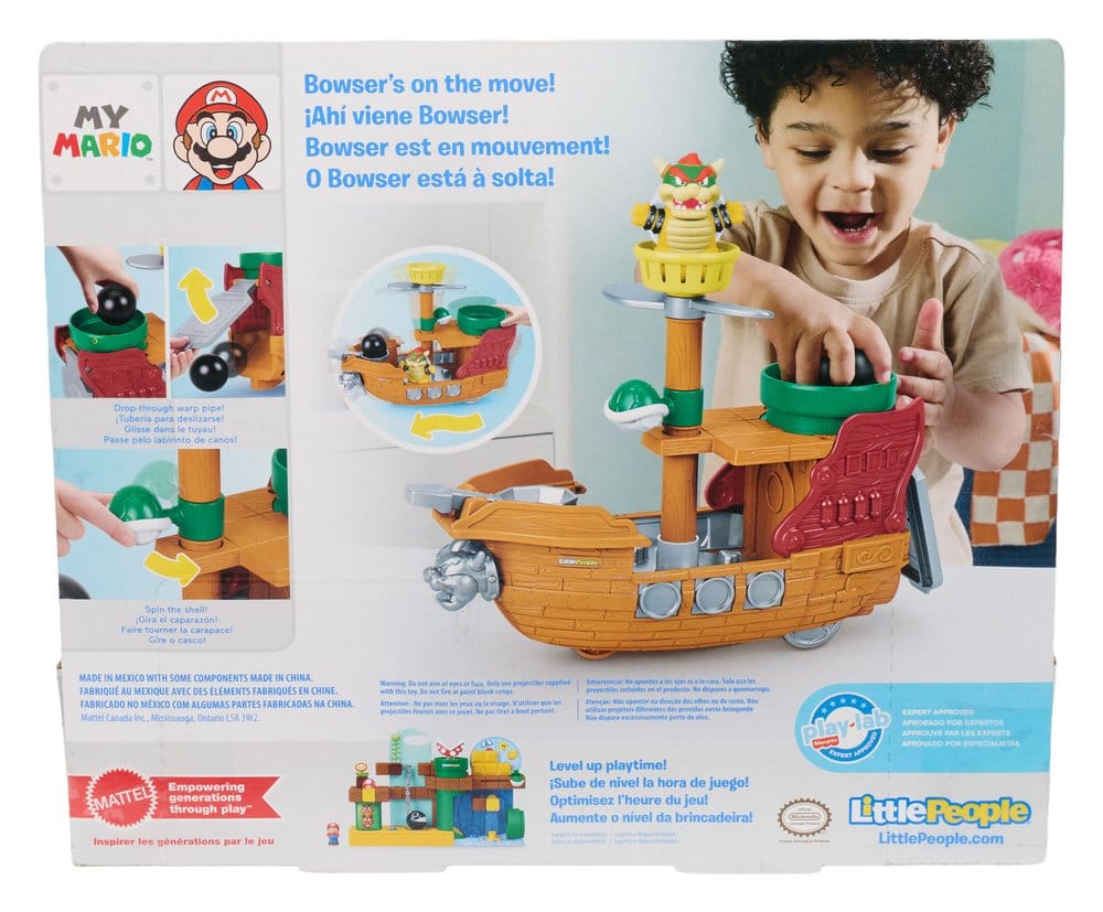 Mattel My Mario Little People Bowsers Luftschiff Spielset