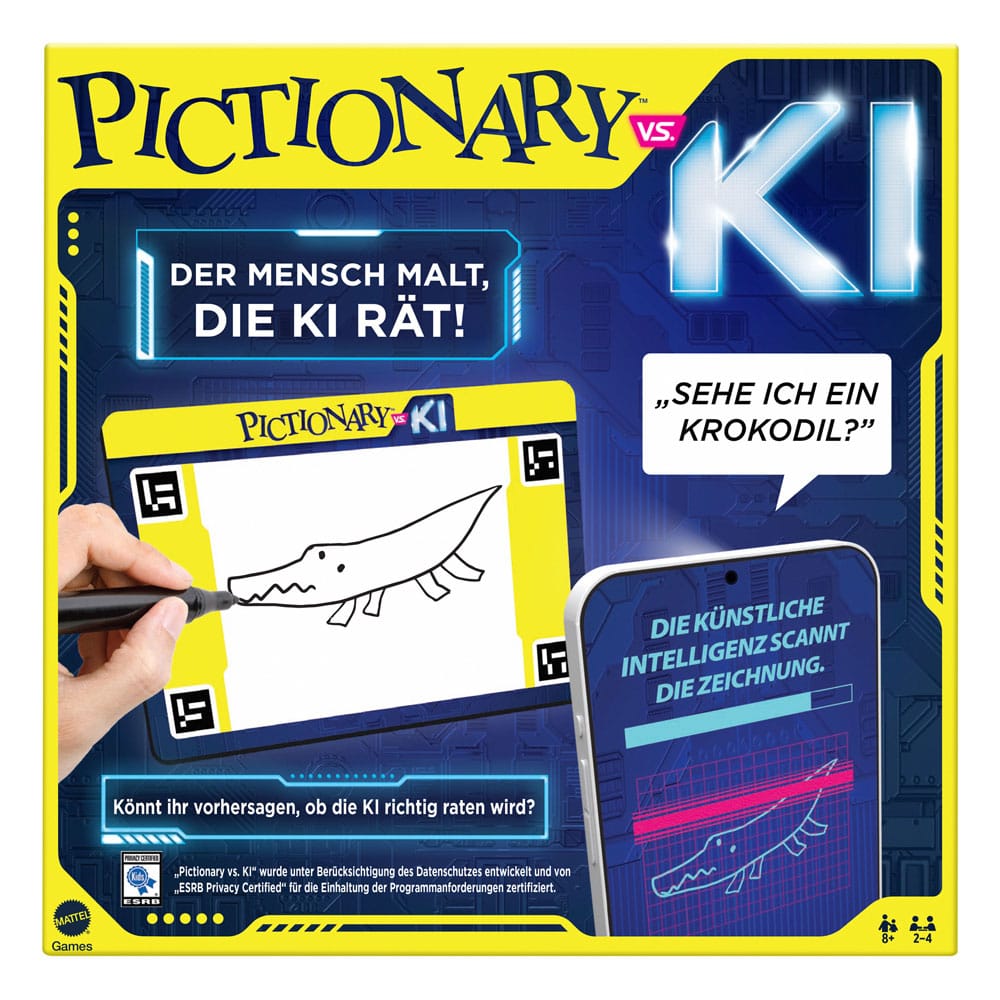 Mattel Pictionary VS. KI Spiel Deutsche Version