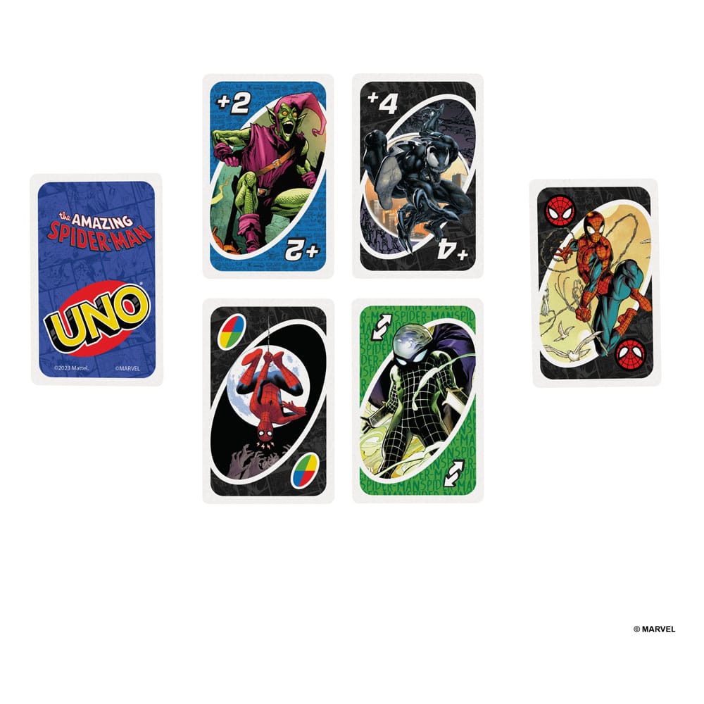 Mattel The Amazing Spider-Man Uno Kartenspiel
