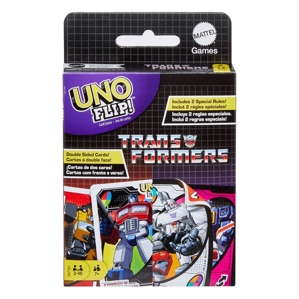 Mattel Transformers UNO Flip Kartenspiel