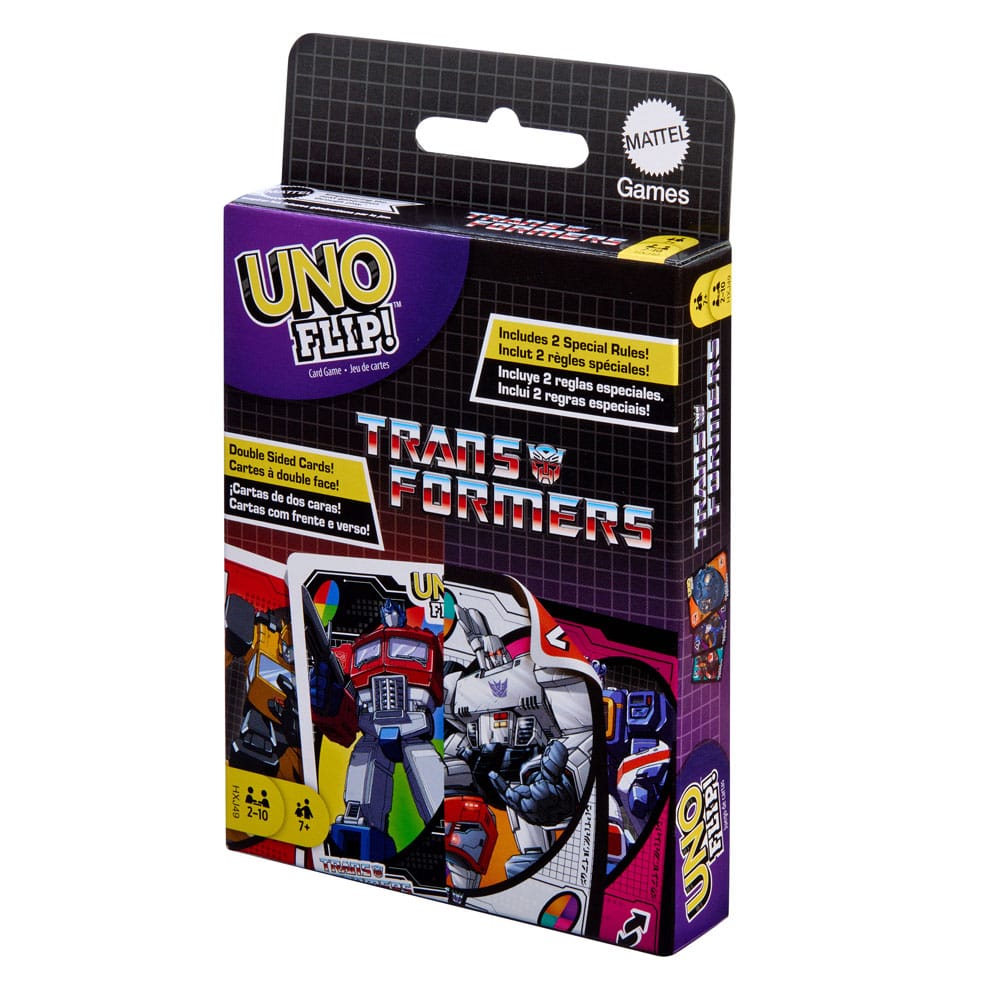 Mattel Transformers UNO Flip Kartenspiel