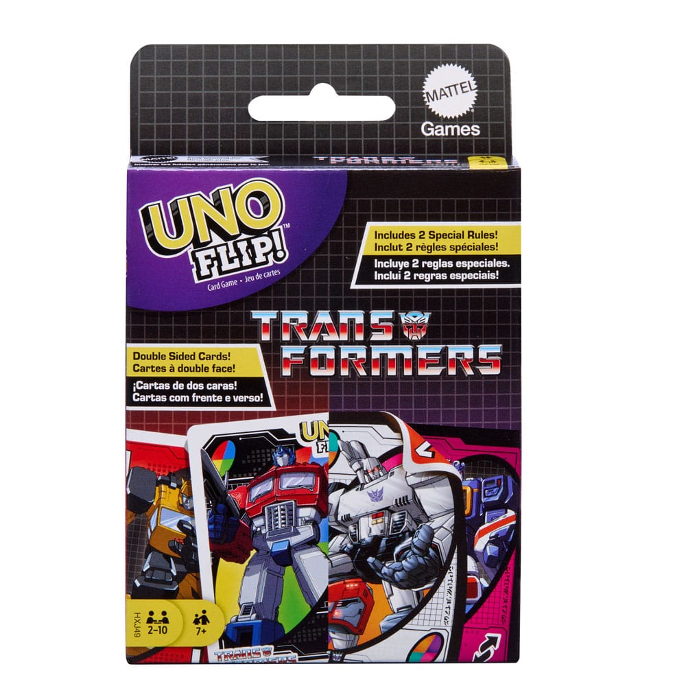 Mattel Transformers UNO Flip Kartenspiel
