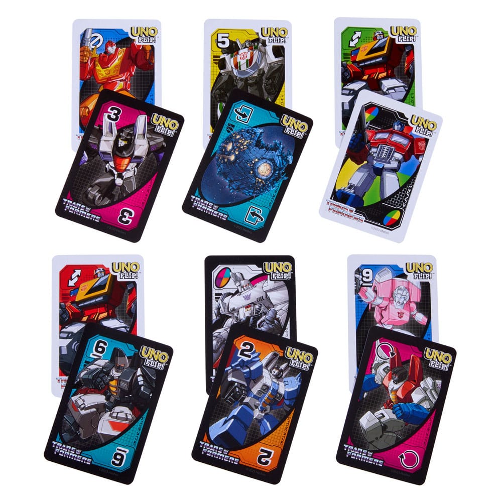 Mattel Transformers UNO Flip Kartenspiel