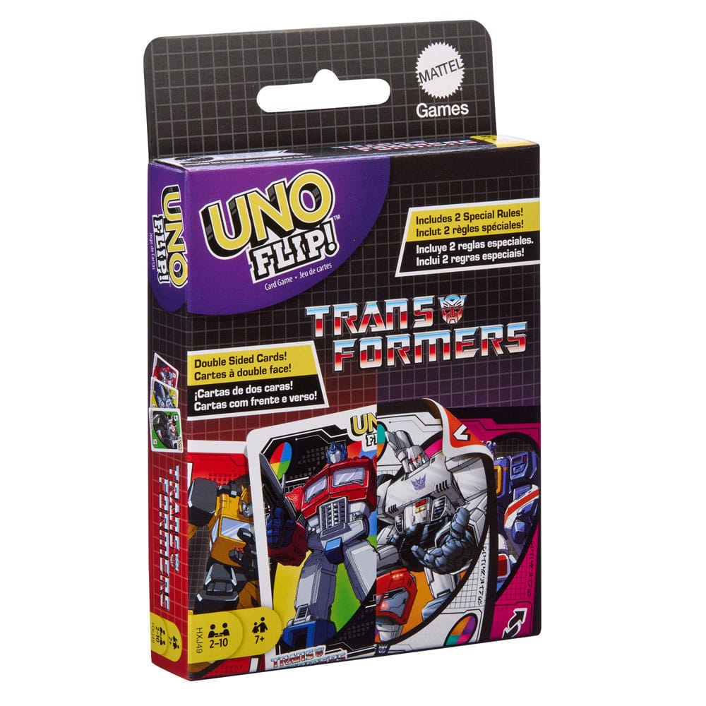 Mattel Transformers UNO Flip Kartenspiel
