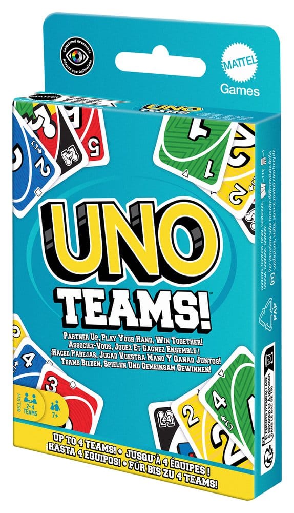 Mattel Uno Teams Kartenspiel