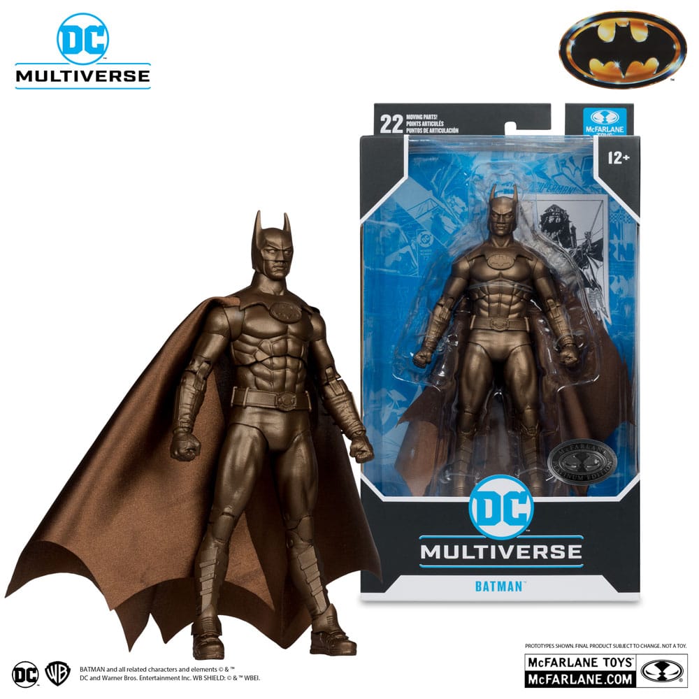 McFarlane Toys Batman 1989 DC Multiverse Batman Platinum Edition Actionfigur