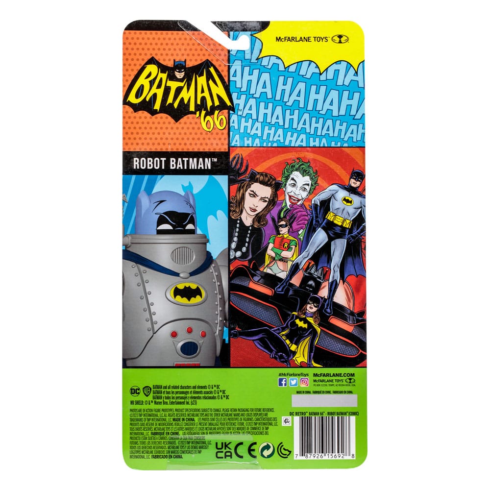 McFarlane Toys Batman 66 Robot Batman (Comic) DC Retro Actionfigur 15 cm