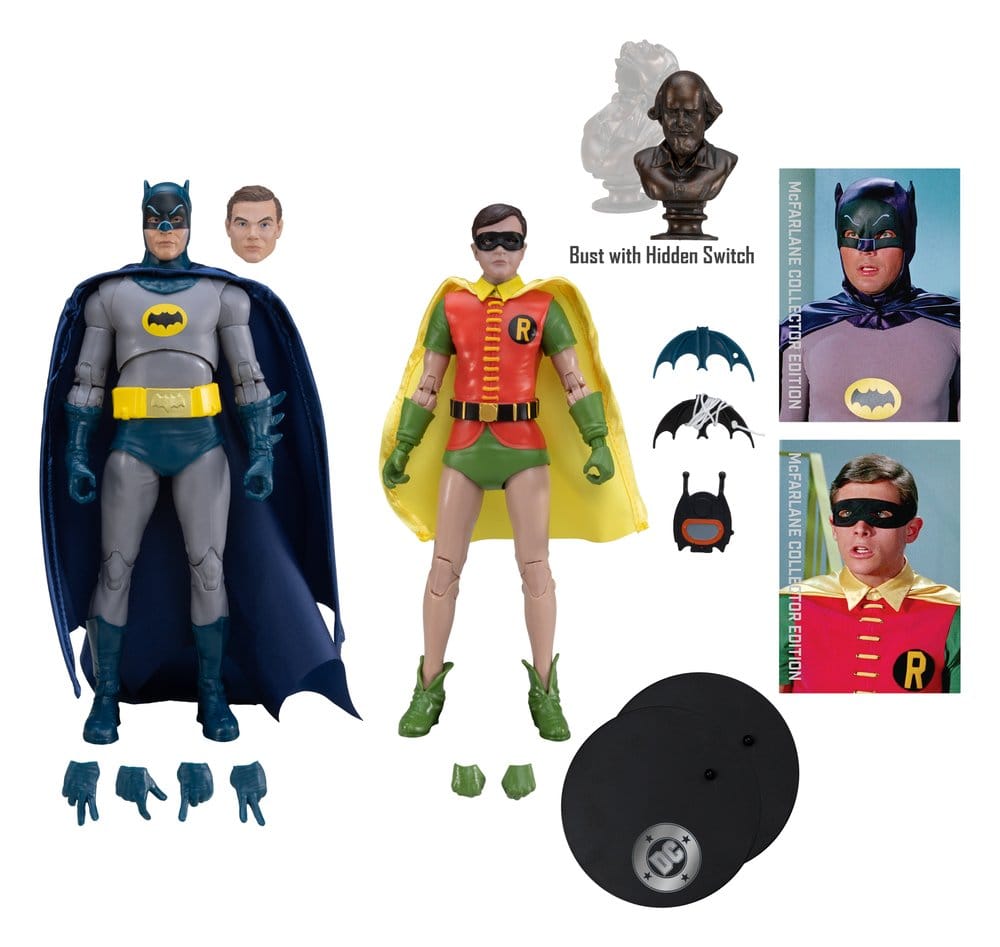 McFarlane Toys Batman Classic TV Series DC Multiverse McFarlane Collector Edition Batman und Robin 2er-Pack