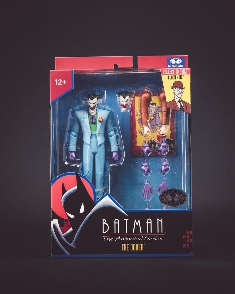 McFarlane Toys Batman The Animated Series DC Direct Joker Blue Suit Platinum Edition Wave 7 Actionfigur