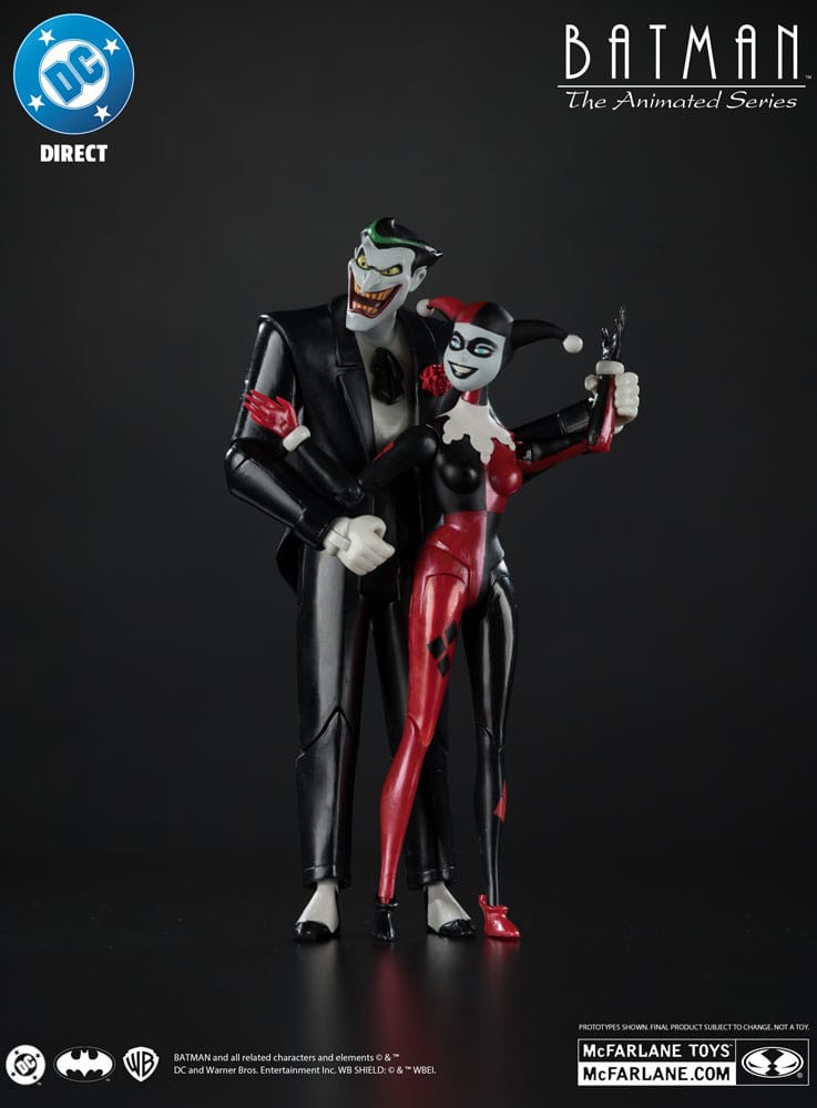 McFarlane Toys Batman The Animated Series Harley Quinn & Joker Mad Love Gold Label Actionfiguren