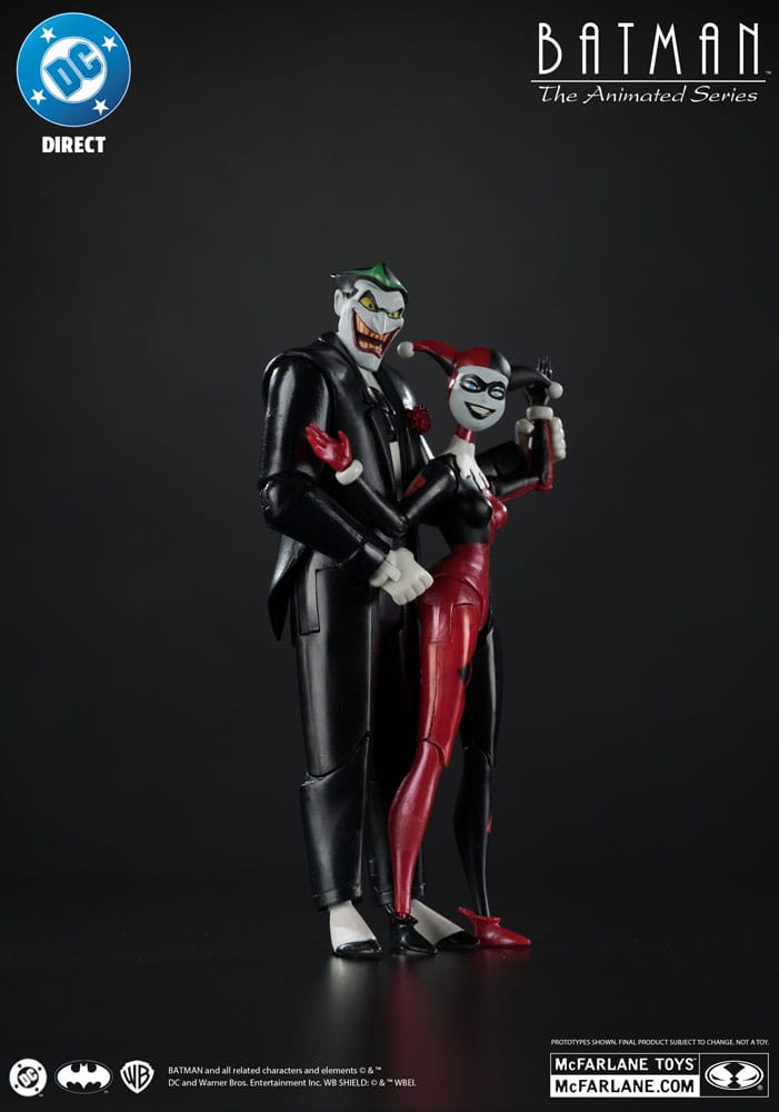 McFarlane Toys Batman The Animated Series Harley Quinn & Joker Mad Love Gold Label Actionfiguren