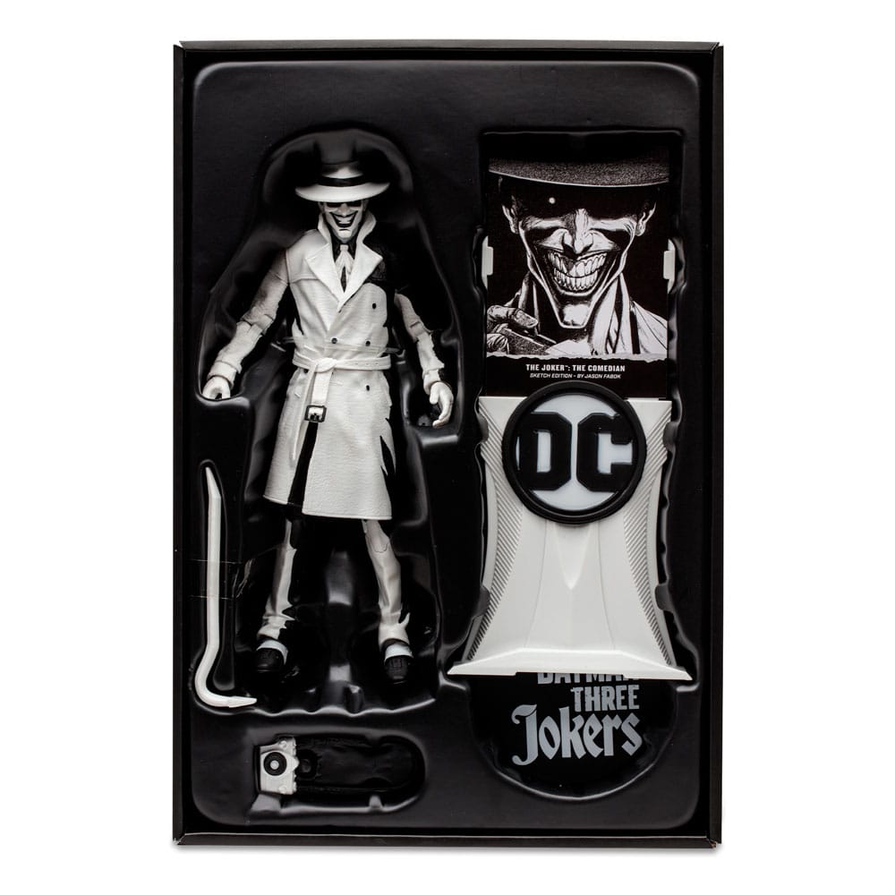 McFarlane Toys Batman Three Jokers The Joker The Comedian Sketch Edition (Gold Label) DC Multiverse Actionfigur 18 cm