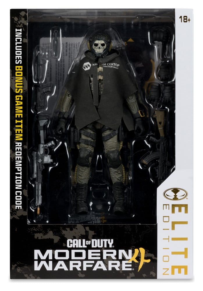McFarlane Toys Call of Duty Ghost (Call of Duty Modern Warfare 4) #19 McFarlane Elite Edition Deluxe Actionfigur