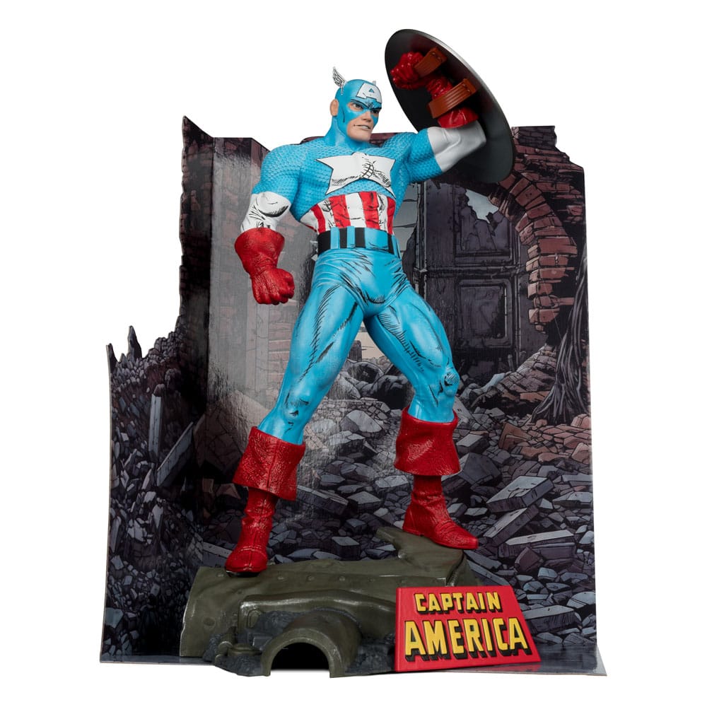 McFarlane Toys Captain America (The Amazing Spider-Man #323) 1/6 Marvel PVC Statue 28 cm