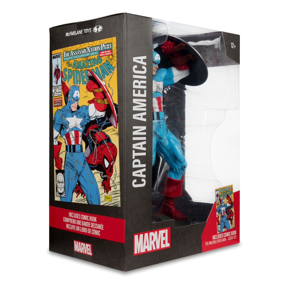 McFarlane Toys Captain America (The Amazing Spider-Man #323) 1/6 Marvel PVC Statue 28 cm