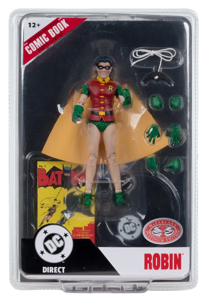 McFarlane Toys DC Direct Robin Dick Grayson (Batman #1) (Red Platinum Edition) Page Punchers Actionfigur