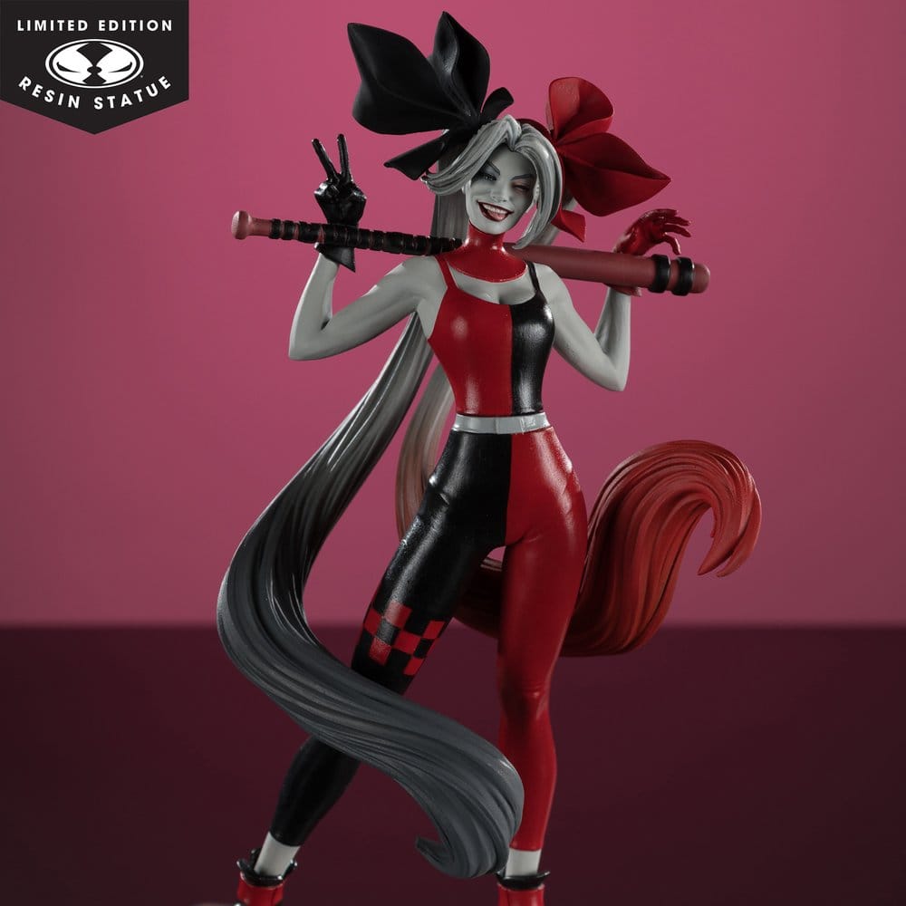 McFarlane Toys DC Harley Quinn Red White Black Direct 1/10 Statue