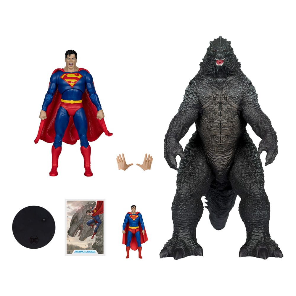 McFarlane Toys DC Justice League Monsterverse Superman Vs Godzilla 2er-Pack Actionfiguren