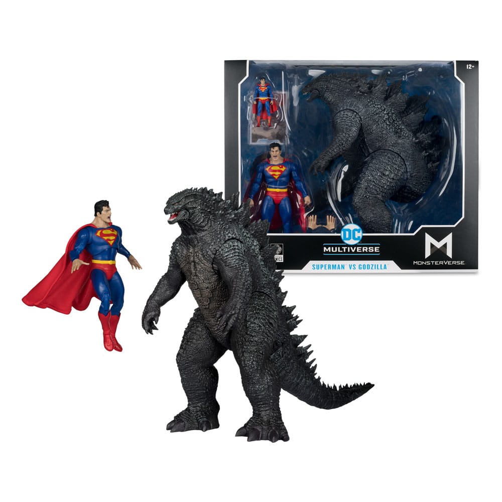 McFarlane Toys DC Justice League Monsterverse Superman Vs Godzilla 2er-Pack Actionfiguren