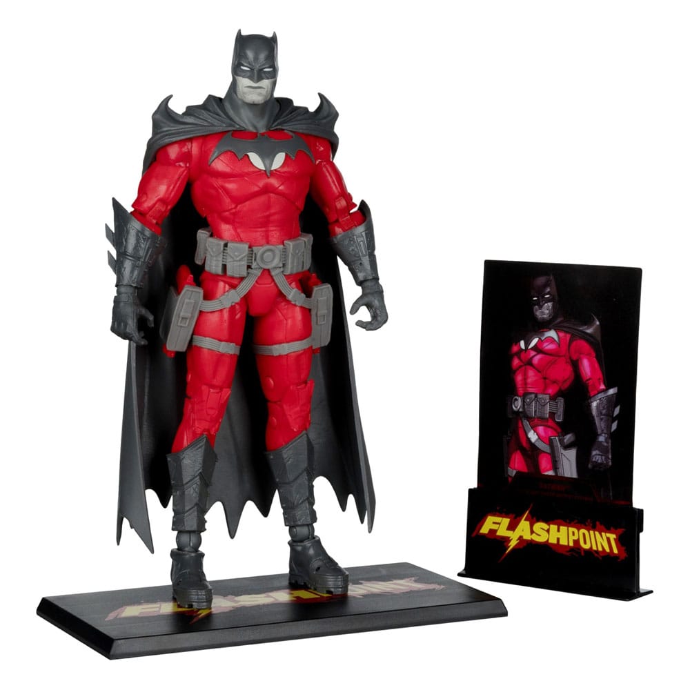 McFarlane Toys DC Multiverse Batman Flashpoint Gold Label Black & White Accent Edition Actionfigur