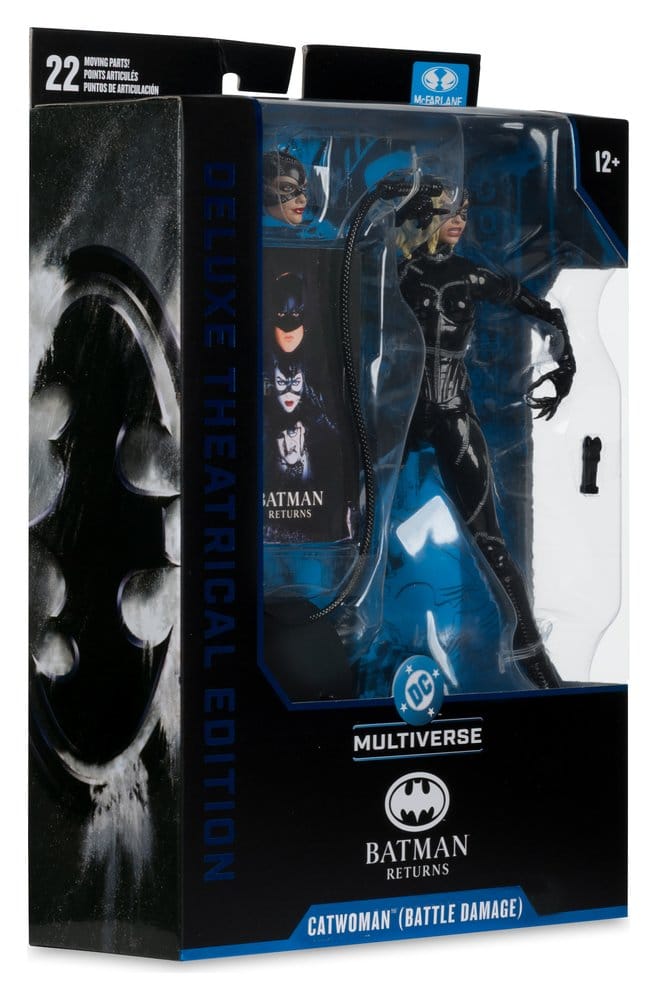 McFarlane Toys DC Multiverse Batman Returns Catwoman Battle Damage Deluxe Theatrical Edition Actionfigur