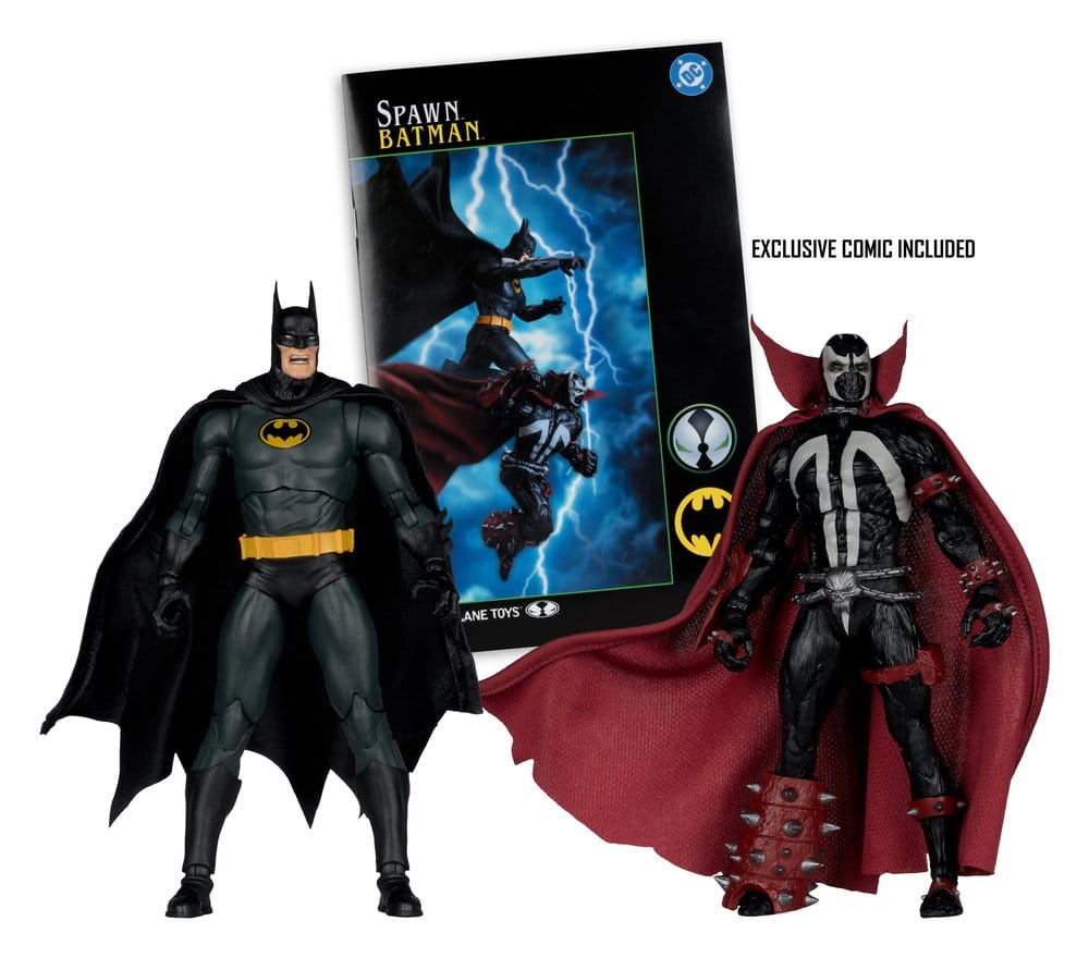 McFarlane Toys DC Multiverse Batman & Spawn (Gold Label) McFarlane Collector Edition 2er-Pack Actionfiguren