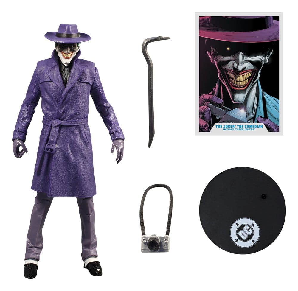 McFarlane Toys DC Multiverse Batman Three Jokers The Joker The Comedian McFarlane Vault Collection Actionfigur