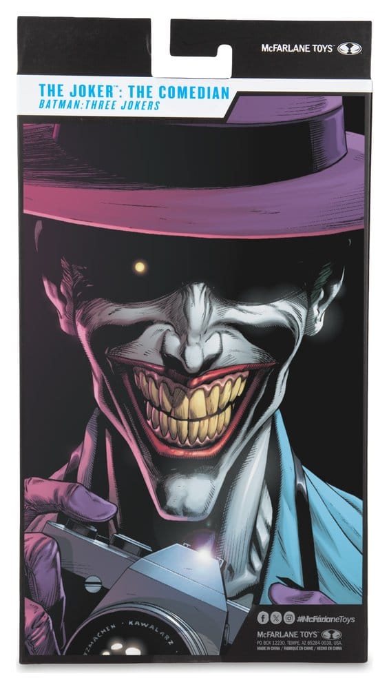 McFarlane Toys DC Multiverse Batman Three Jokers The Joker The Comedian McFarlane Vault Collection Actionfigur
